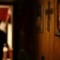Religious icons hang on the wall in the Guysville, Ohio mobile home of Joleen and  Jason Bower.